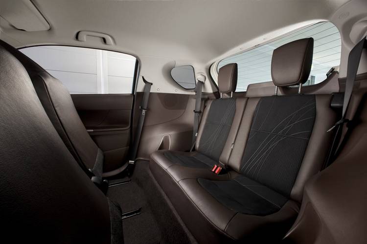 Banquette arrière de la Toyota IQ 2009