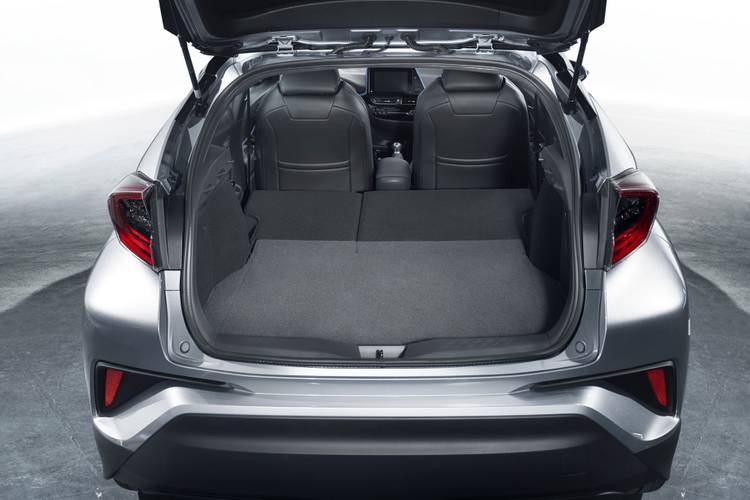 Toyota C-HR AX10 2017 rear folding seats