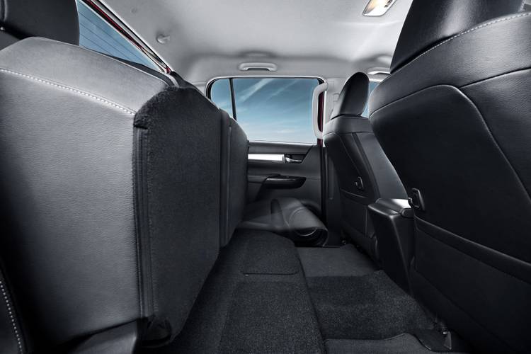 Toyota Hilux AN120 AN130 Double Cab 2019 rear seats