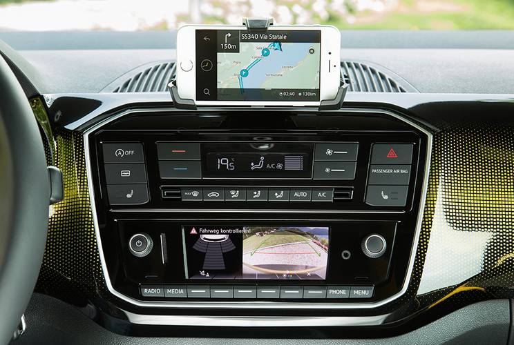 Volkswagen VW UP facelift 2017 Infotainment