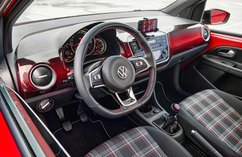 Volkswagen VW UP GTI facelift 2018 interieur