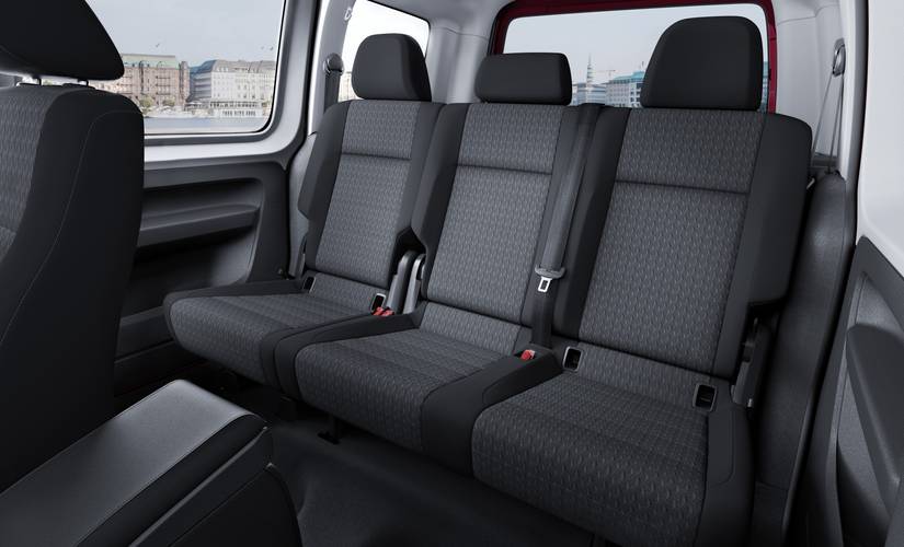 Volkswagen Caddy 2K Facelift 2017 rear seats