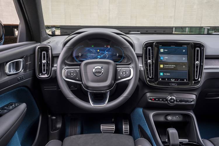 Interno di una Volvo C40 2021