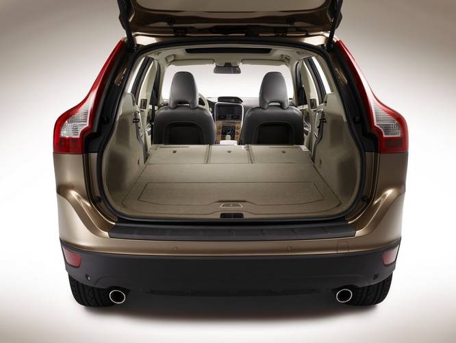 volvo-xc60 2009 bei umgeklappten sitzen