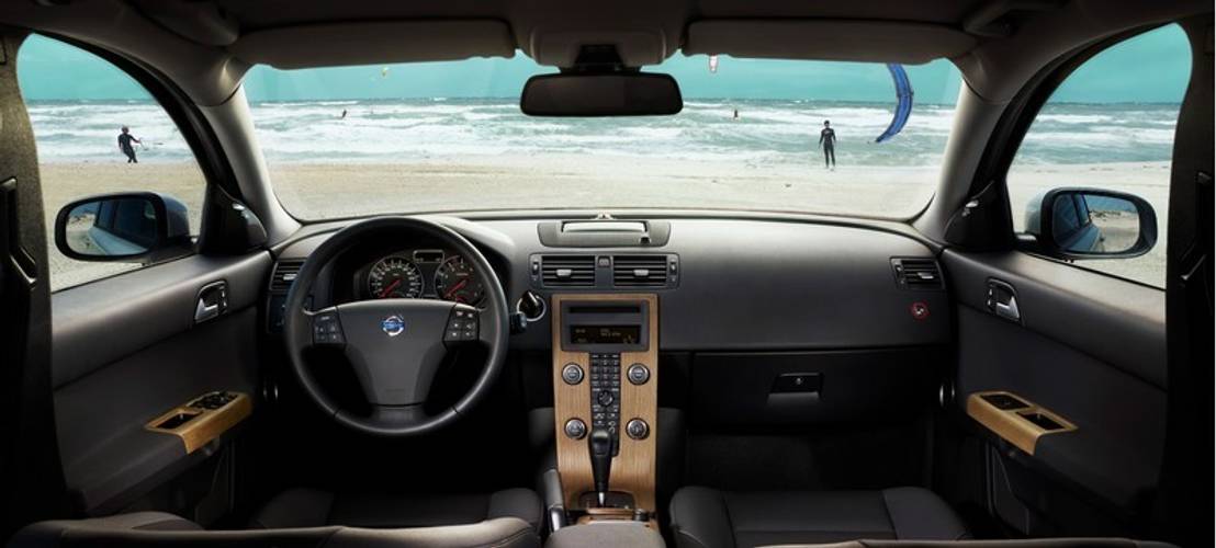 Interno di una Volvo V50 facelift 2008