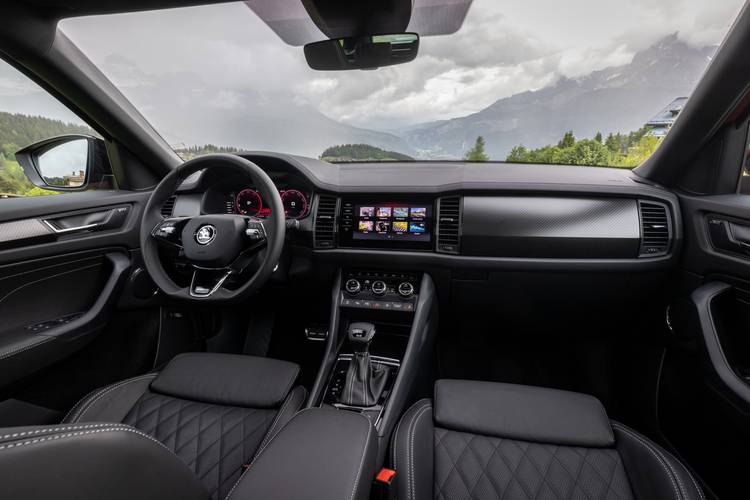 Škoda Kodiaq NS7 facelift 2021 interiér