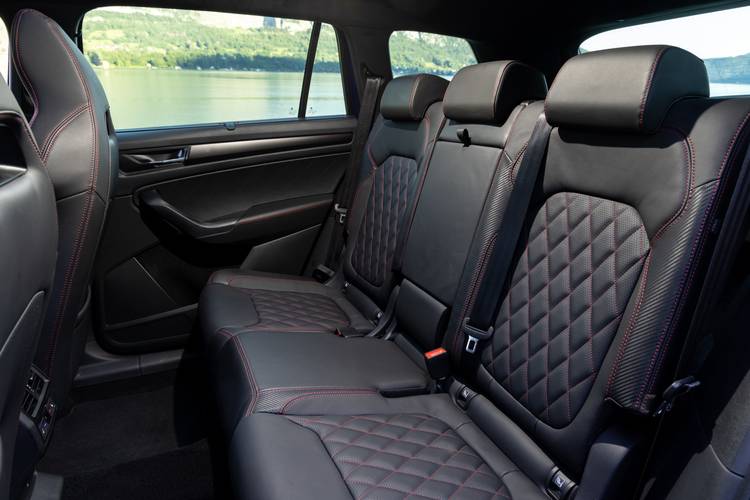 Škoda Kodiaq NS7 facelift 2021 zadní sedadla