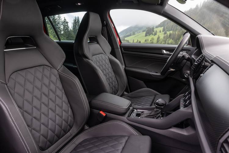 Škoda Kodiaq NS7 facelift 2022 přední sedadla
