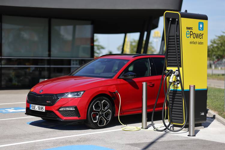 Škoda Octavia RS NX 2020 charging