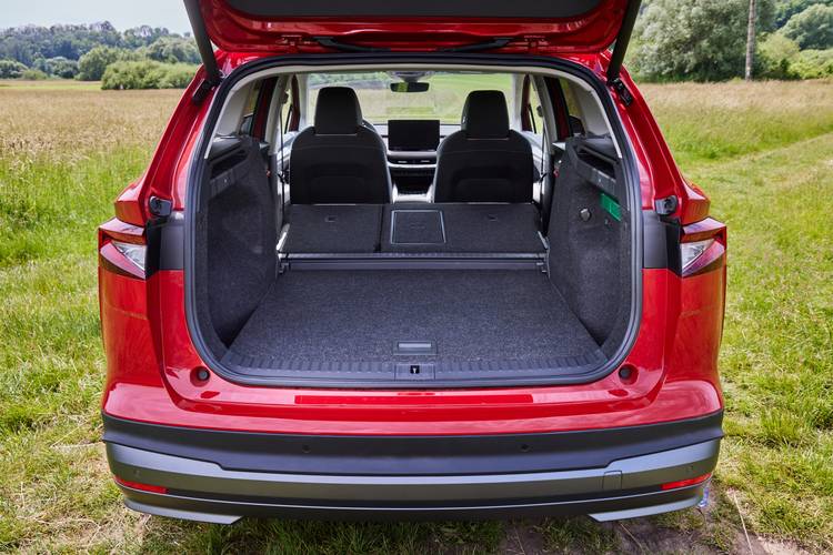 Škoda Enyaq iV 2020 bagageruimte tot aan voorstoelen