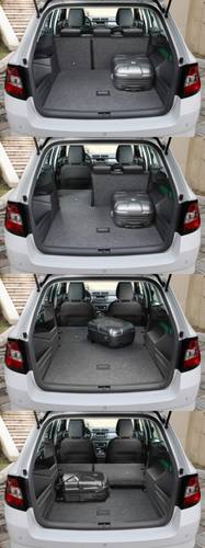 Škoda Fabia NJ5 2015 bagageruimte tot aan voorstoelen