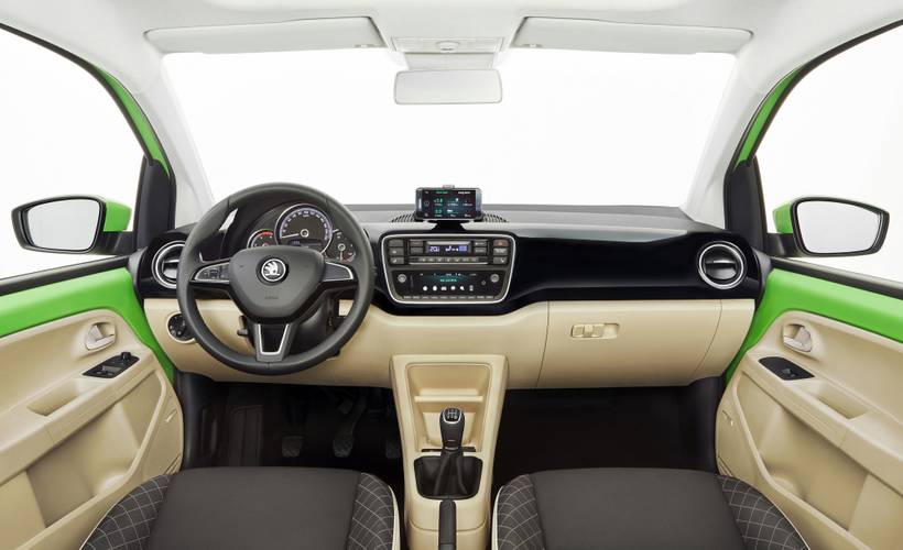 Škoda Citigo facelift 2017 wnętrze